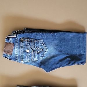 Rock Revival mens 32x32 straight leg dark jeans.